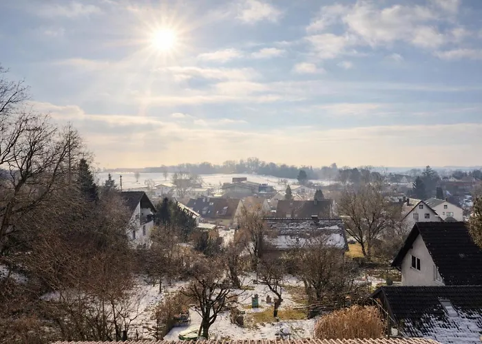Wintergarten Mit Feldblick Nahe Legoland جيتِنغن شيبّاخ
